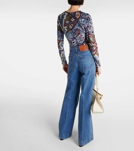 ETRO High-rise flared jeans 3