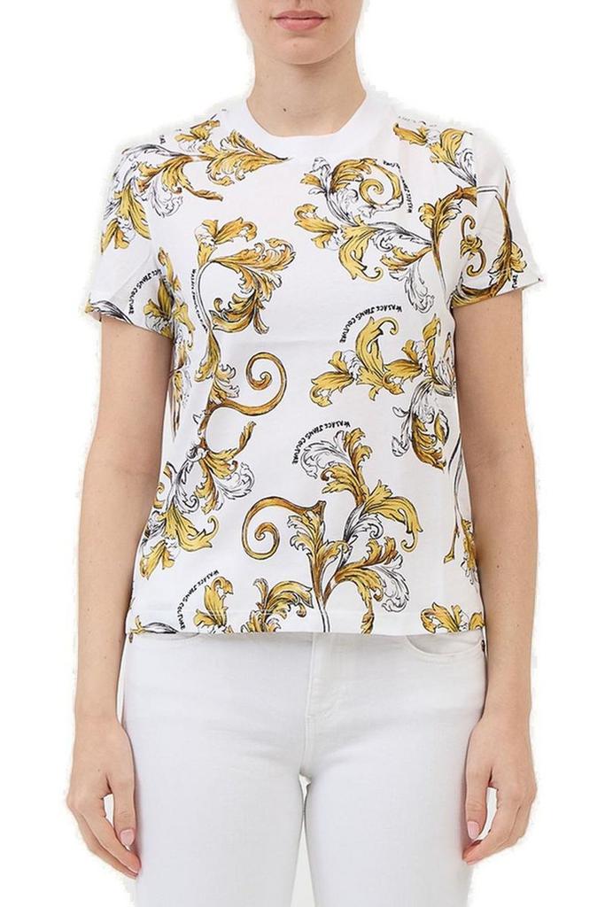 Versace Versace Jeans Couture Baroque Print T-Shirt Top - T
