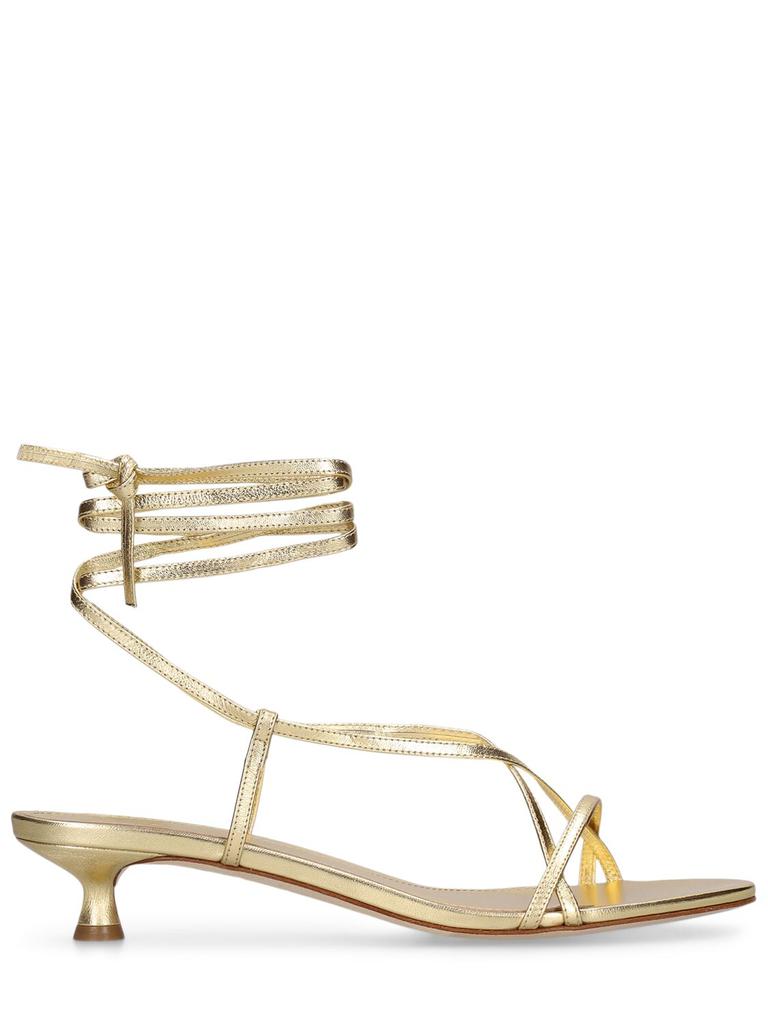 AEYDE 35mm Paige Laminated Leather Sandals
