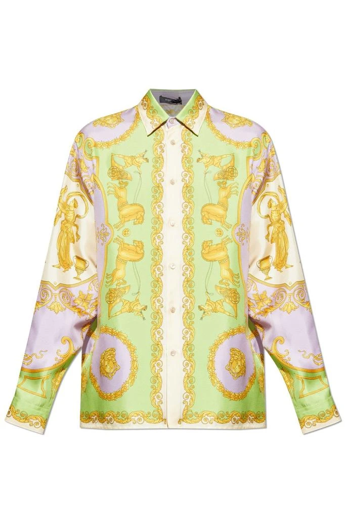 Versace Versace Pattern-Printed Long-Sleeved Shirt from Cettire