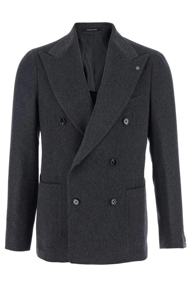 TAGLIATORE Tagliatore Double-Breasted Peak-Lapel Blazer 1