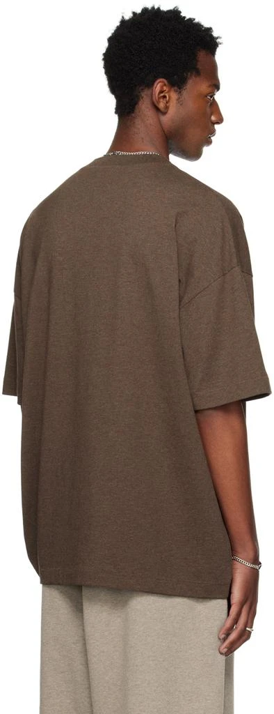 Essentials Brown Crewneck T-Shirt 3