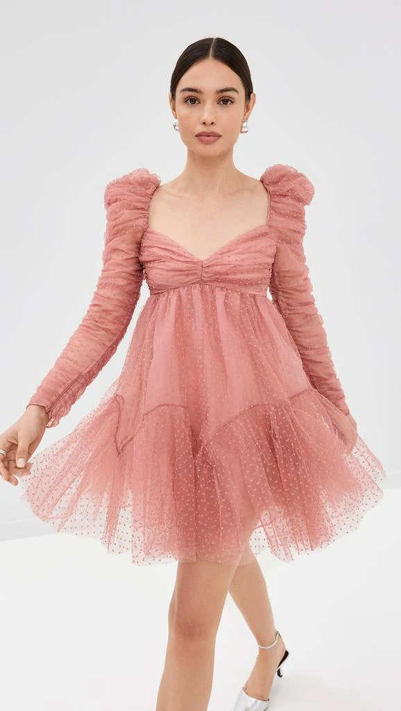 Zimmermann Tulle Ruched Mini Dress 1