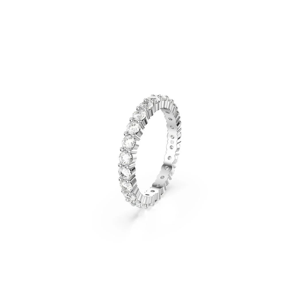 Swarovski Matrix vittore ring round cut white silver-tone finish 4