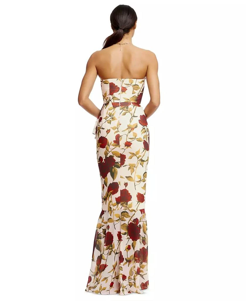 Dress The Population Women's Paris Strapless Ruffle-Trim Gown 4