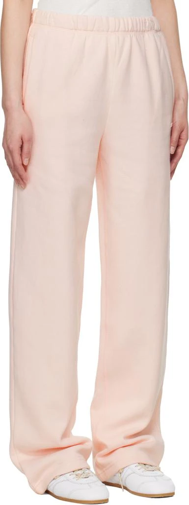 SKIMS Pink Cotton Fleece Classic Straight Leg Sweatpants 2