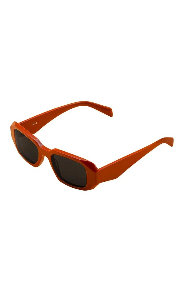 Shop Gabriele Rectangle Italian Acetate Sunglasses on Sale  display picture 1