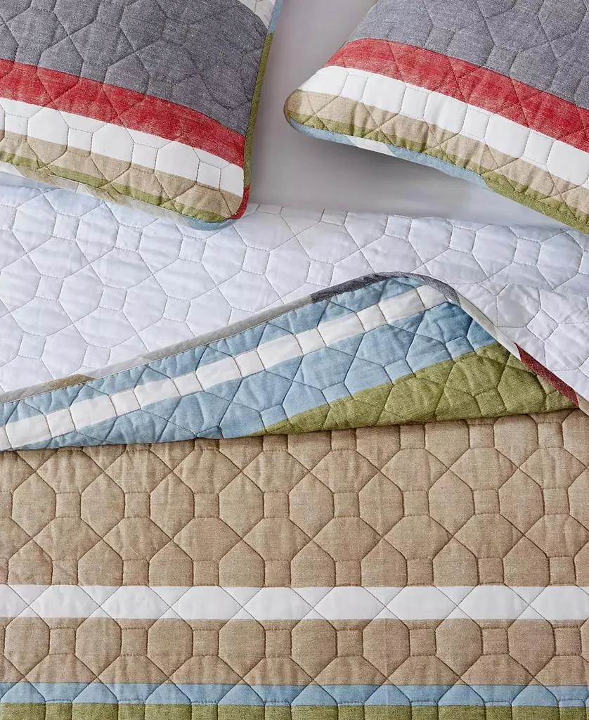 Eddie Bauer Ladder Stripe 4-Pc. Quilt Set 6