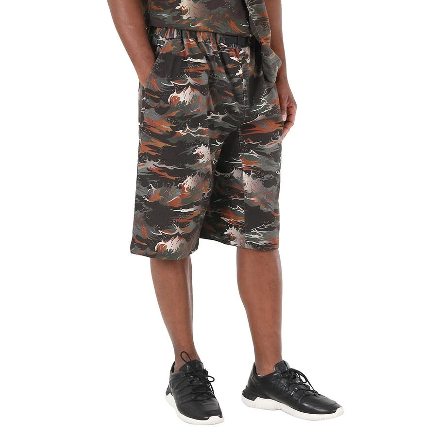 White Mountaineering Men
s Graphic-Print Wide-Leg Shorts 3