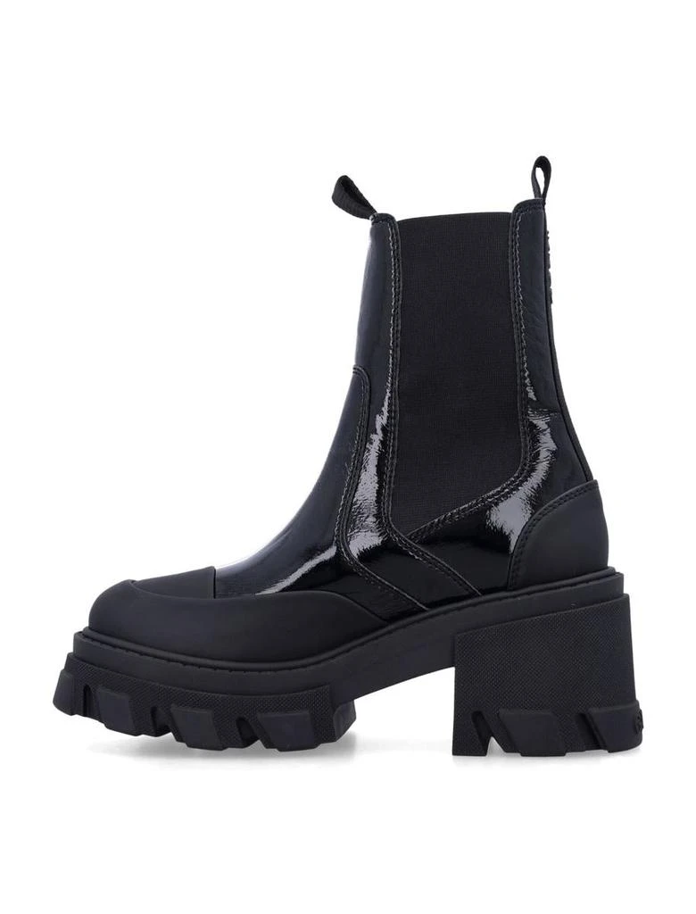 Ganni Ganni Cleated Heeled Mid Chelsea Boots 3