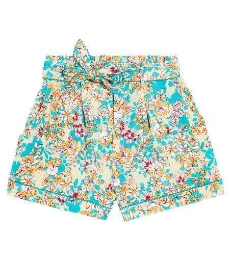 Poupette St Barth Kids Rachel floral shorts 1