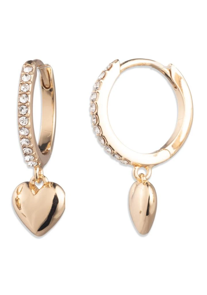 Ralph Lauren Puffy Heart Huggie Earrings