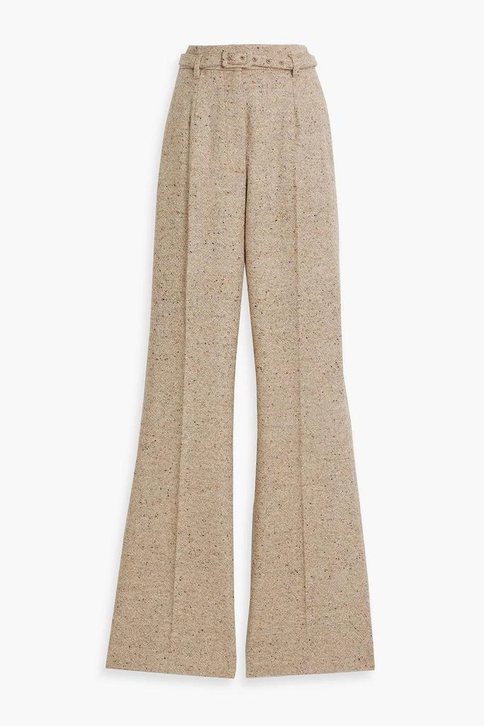 Gabriela Hearst Josh wool and cashmere-blend flared pants 1
