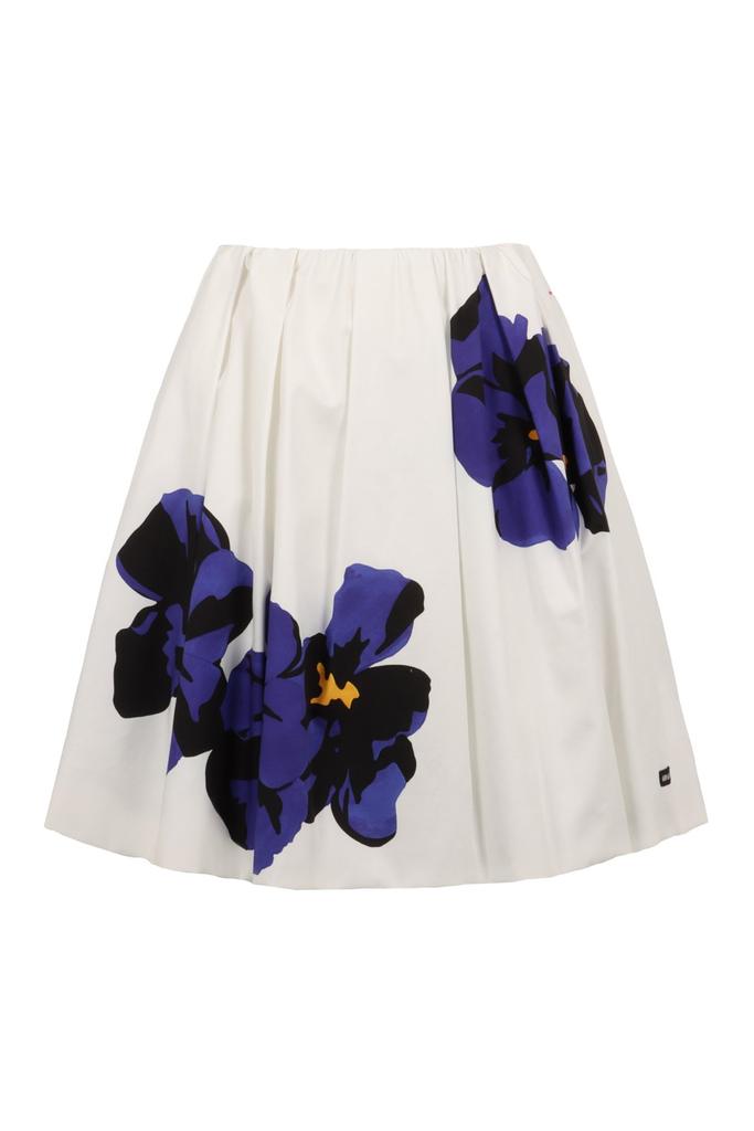 【MiuMiu】Paisley-Printed Drawstring Mini Skirt Miu Miu Miu Miu Paisley-Printed Drawstring Mini Skirt