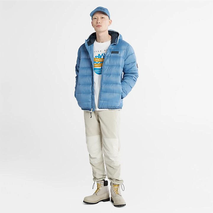 Timberland Garfield Midweight Hooded Puffer Jacket for Men in Blue 3