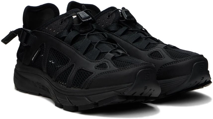 Salomon Black Techsonic Sneakers 4