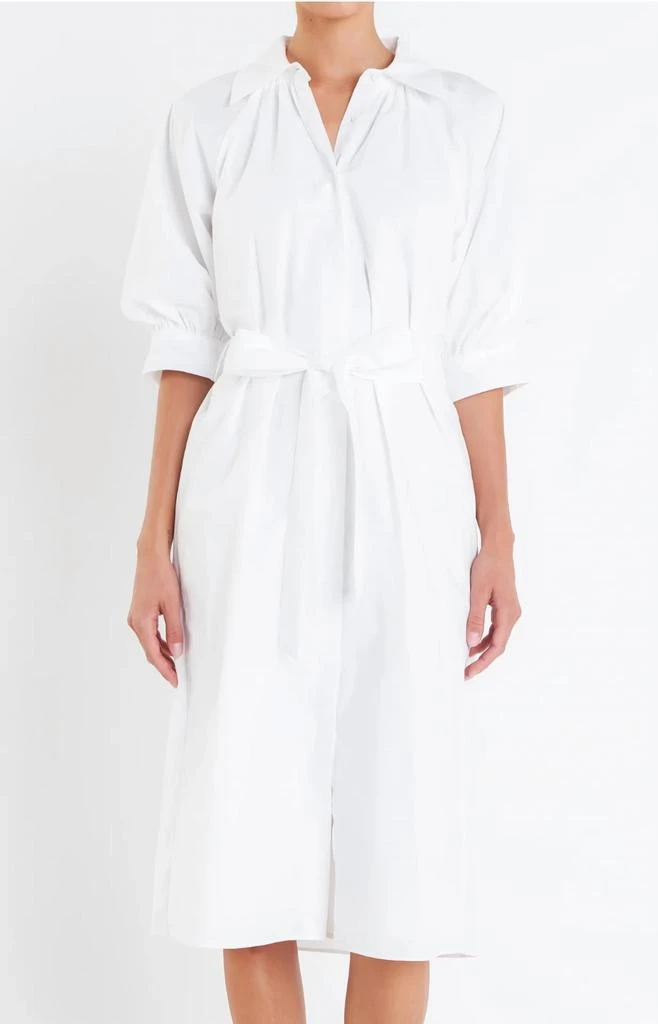 English Factory Classic Short Sleeve Shirt Dress 2