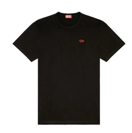 Diesel JET BLACK ORGANIC COTTON TEE 3