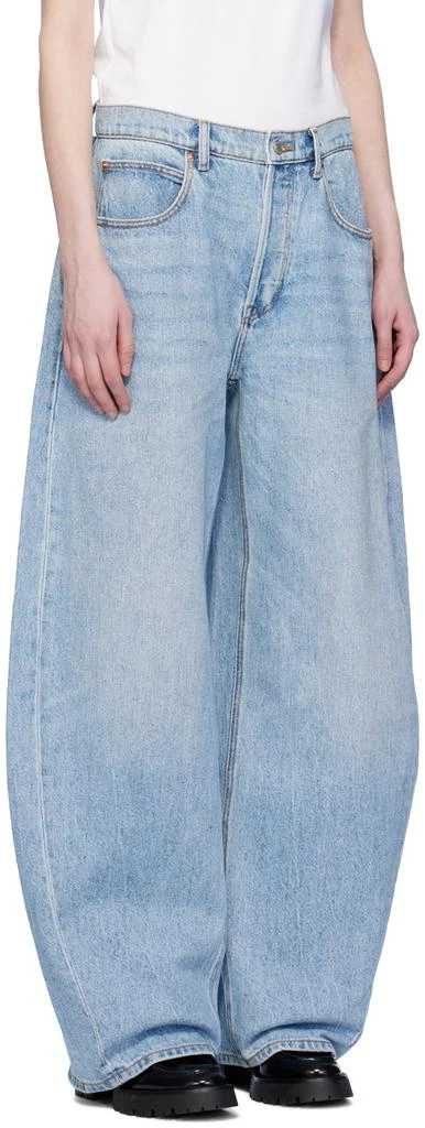 Alexander Wang Blue Oversized Jeans 2
