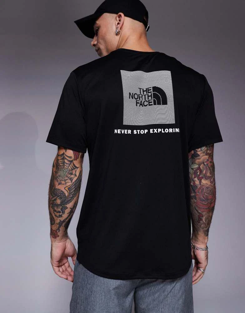 The North Face The North Face Training 24/7 Box NSE backprint t-shirt in black 1