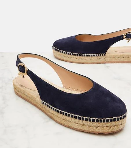Gianvito Rossi Paz suede slingback espadrilles 5