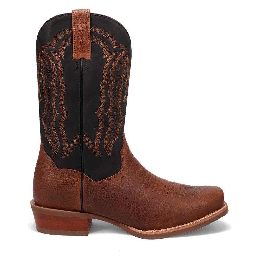 Dan Post Boots Creed Embroidered Square Toe Pull On Cowboy Boots