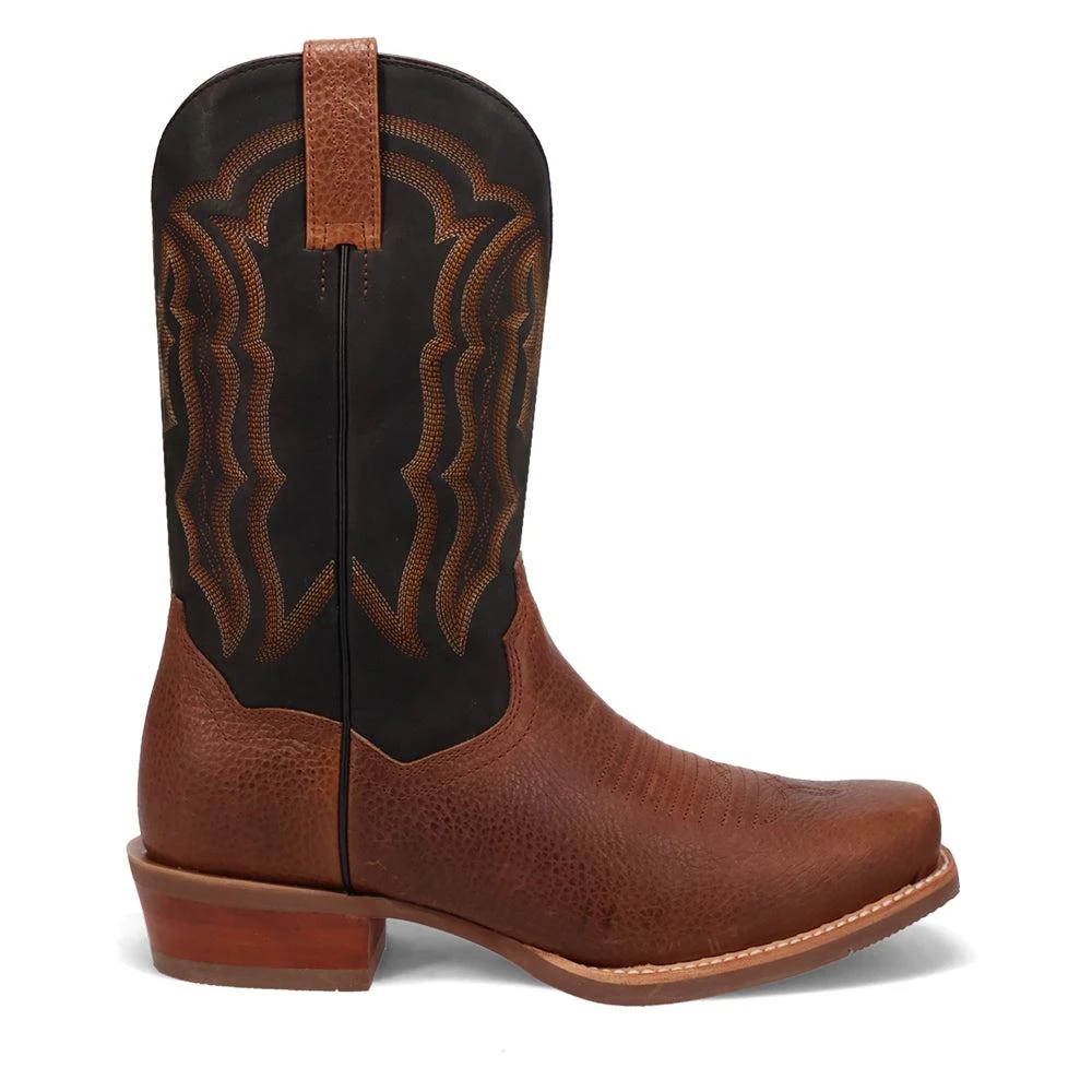 Dan Post Boots Creed Embroidered Square Toe Pull On Cowboy Boots 1