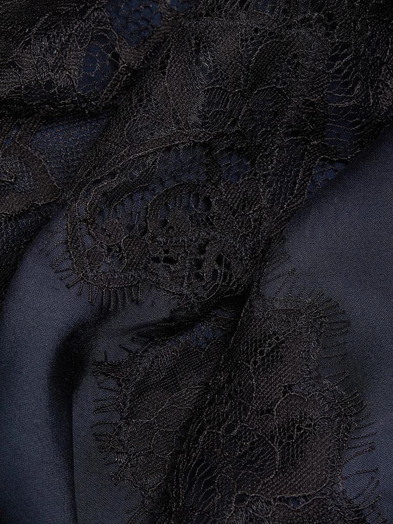 A.L.C. Alessia Lace-Trim Satin Maxi Dress 7