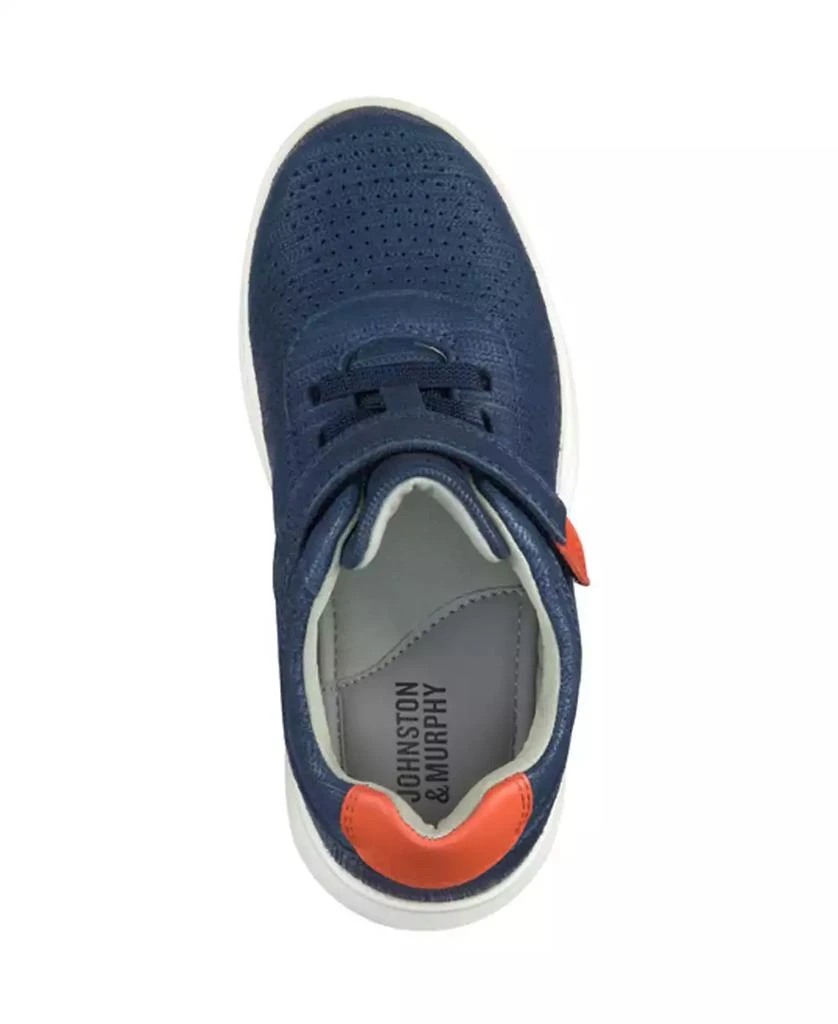 Johnston & Murphy Little Boys Activate U-Throat Leather Sneakers 4