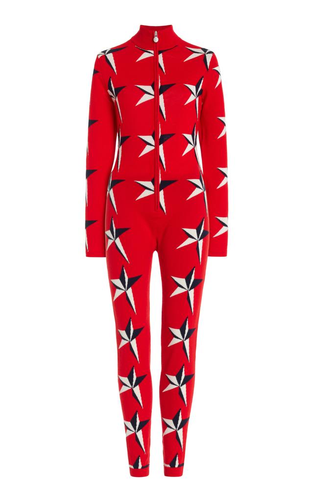 Perfect Moment Perfect Moment - Star II Wool Ski Suit - Red - L - Moda Operandi