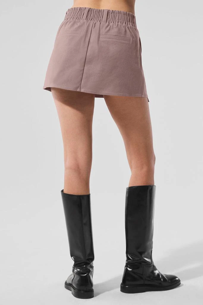 Alo Good Days Mini Skirt - Mushroom 3