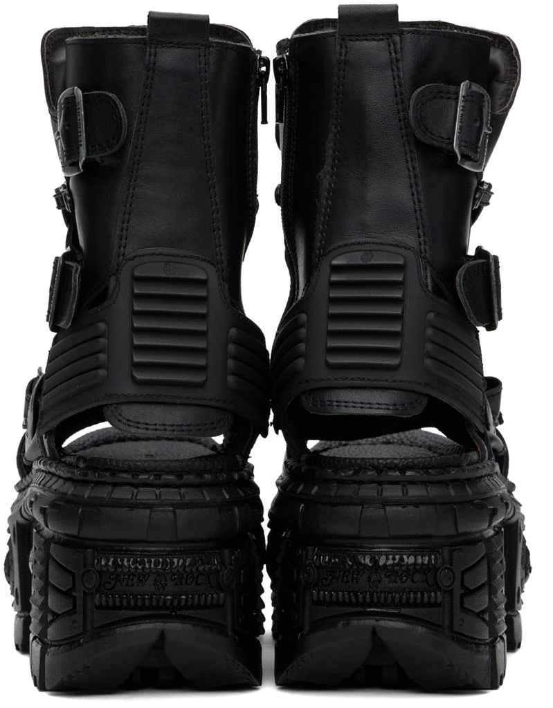 Vetements Black New Rock Edition Leather Boots 2