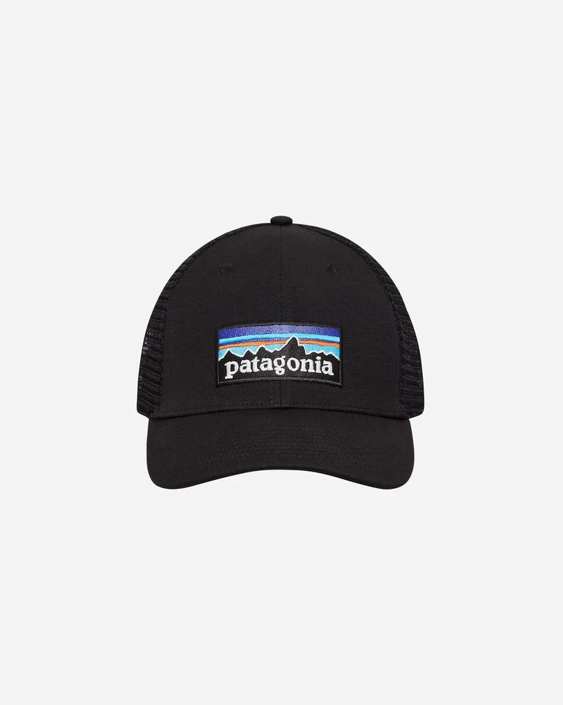 Patagonia P-6 Logo Lopro Trucker Hat Black 2