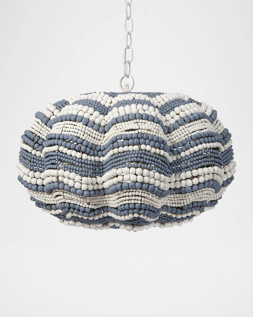 Jamie Young Clamshell 3-Light Chandelier, 27" 3