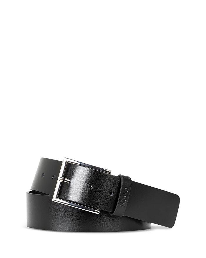 Shop Black Papillon Square Buckle Belt on Sale at BeyondStyle
