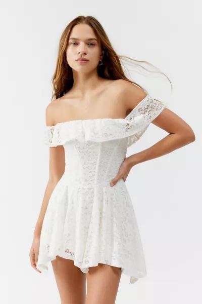 Kimchi Blue Kimchi Blue Lilly Lace Corset Mini Dress
