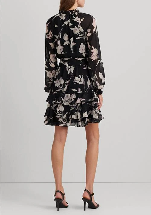 Ralph Lauren Ralph Lauren Floral Belted Crinkle Georgette Dress 2