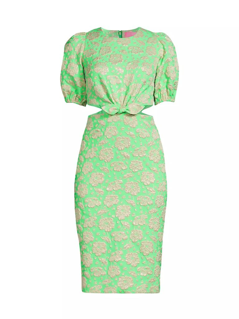 Lilly Pulitzer Melina Jacqaurd Cut-Out Midi-Dress 1