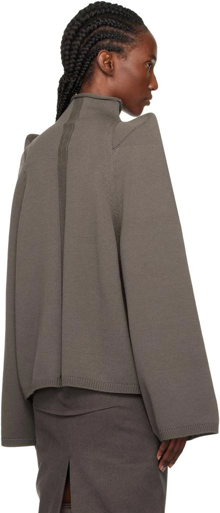 Rick Owens Gray Concordians Con Turtleneck 3