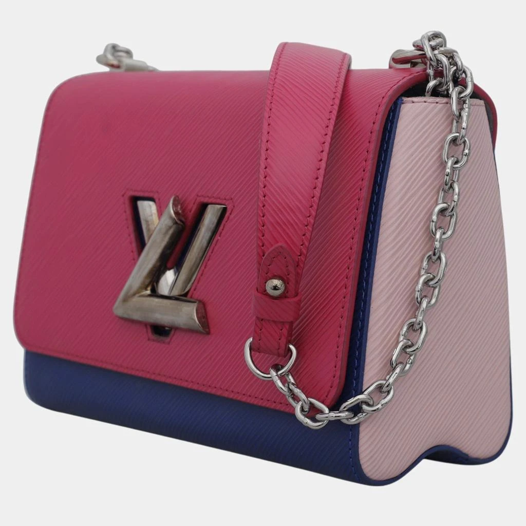 Louis Vuitton Louis Vuitton Soft Pink, Pink, Blue Epi Leather Twist MM Bag 2
