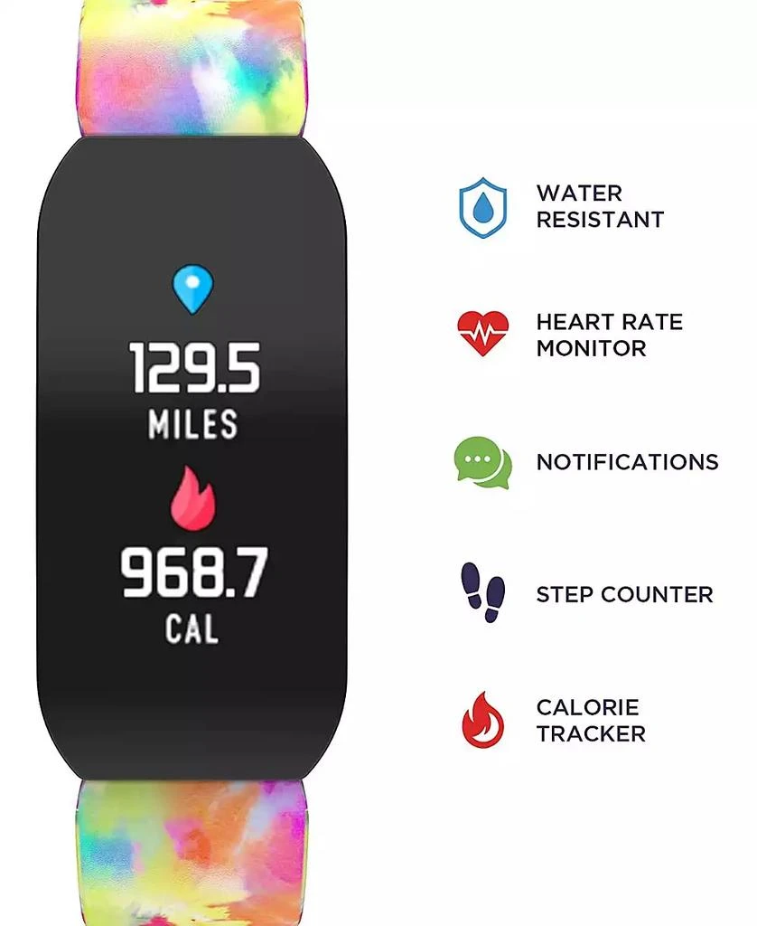 iTouch Unisex Tiedye Silicone Strap Active Smartwatch 2
