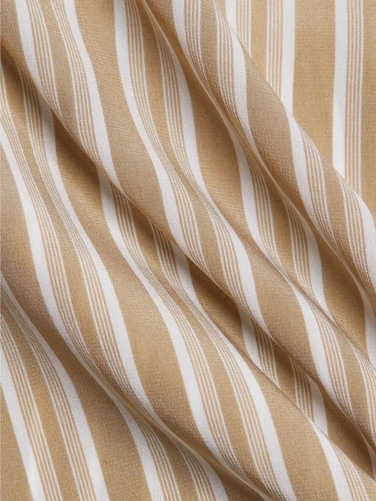Michael Kors Striped Silk Caftan Shirtdress 7