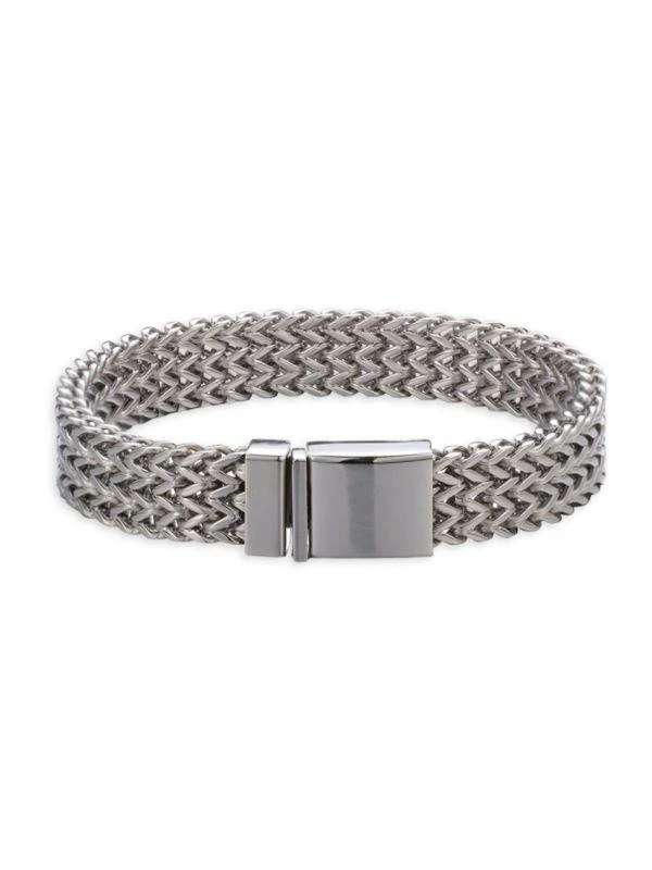 Jean Claude Zig Zag Stainless Steel Bracelet 2