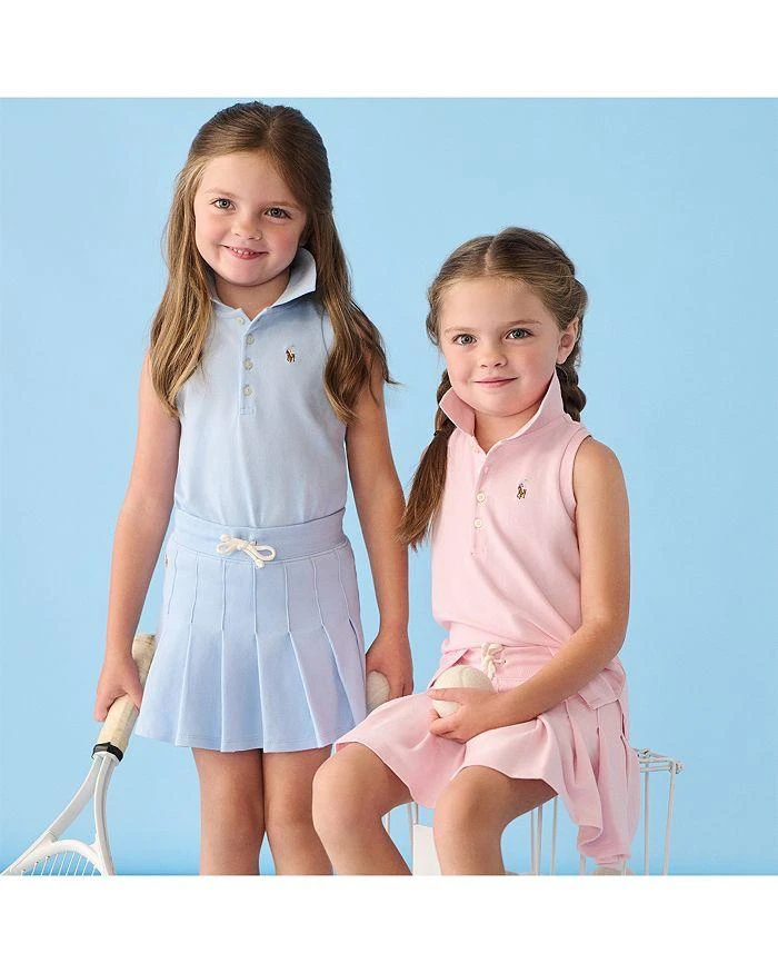Ralph Lauren Girls' Cotton Mesh Sleeveless Polo Shirt - Little Kid, Big Kid 2