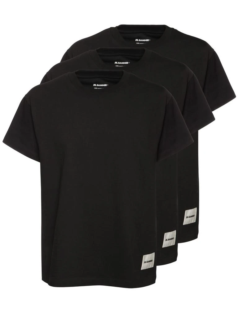 Jil Sander Pack Of 3 Plus Cotton T-shirts 1