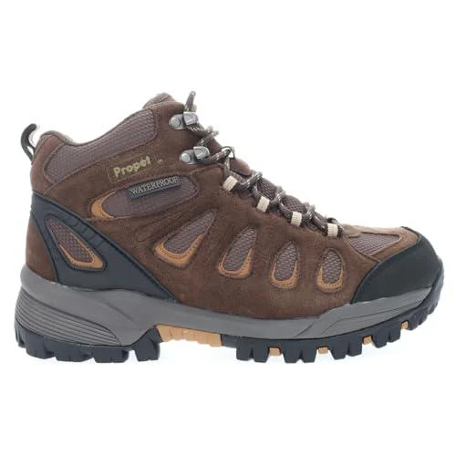  Propet Mens Ridge Walker Round Toe Hiking Hiking Casual Boots Ankle - Brown