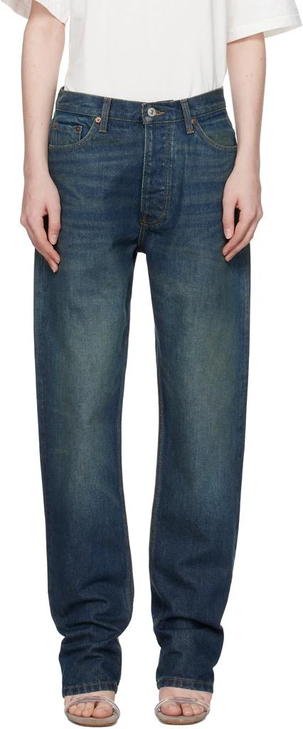 Aya Muse Blue Tapered Jeans 1