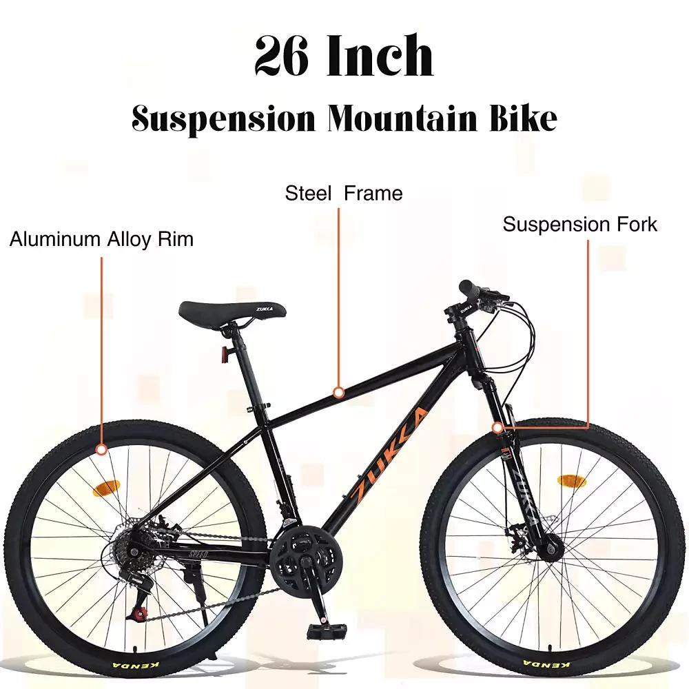 Streamdale Furniture Streamdale 26" Mountain Bike, 24-Speed, KENDA Tires 2