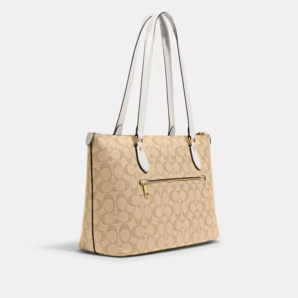 Coach Gallery Tote Bag In Signature Canvas 3