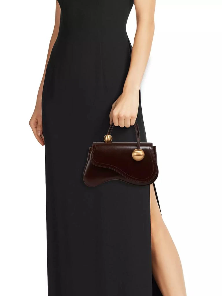 Cult Gaia Kazia Leather Top Handle Bag 3